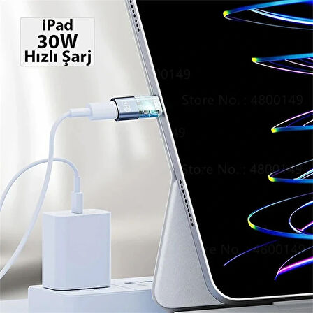 ALLY Lightning to Type-C Dönüştürücü Hızlı çevirici Şarj Adaptörü