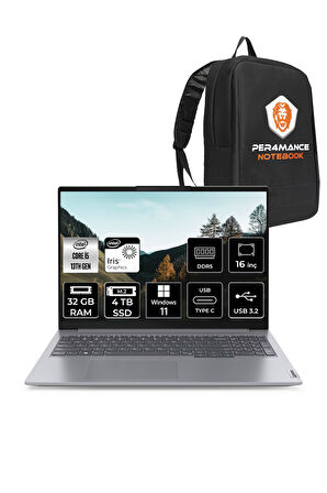 Lenovo ThinkBook 16 G6 i5 1335U 32GB DDR5 4TB SSD 16'' FHD+ W11P Dizüstü Bilgisayar & PER4 ÇANTA