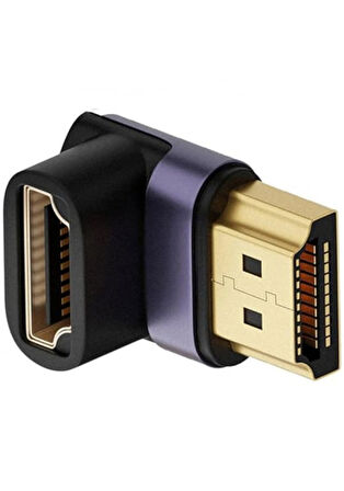 ALLY HDMI To HDMI 8K 2.1UHD 90 Derece Mıknatıs Başlıklı Çevirici Otg Adaptör