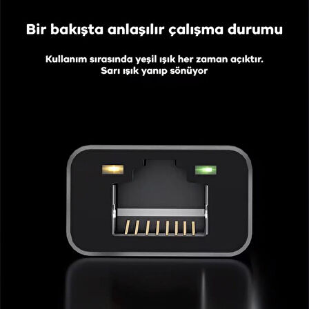 Coofbe Type-c to RJ45 Dönüştürücü Type-c to Ethernet Dönüştürücü Lan Adaptör 2.5 Gbps Ethernet Kit