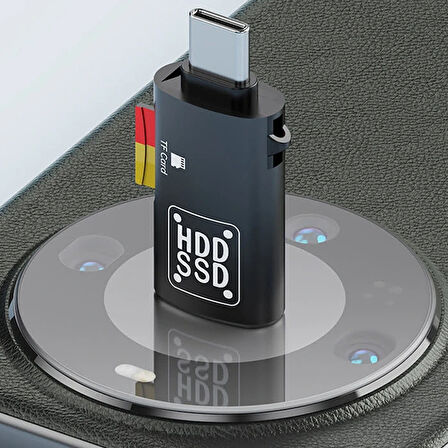 ALLY Type-c to USB + TF Kart Çevirici Otg Adaptör