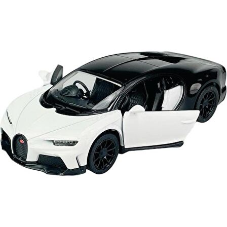 Kinsmart Bugatti Chiron Çek Bırak Diecast Model Araba