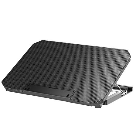 Polham Hızı Ayarlanabilir Laptop Soğutucu Notebook Standı - 4 Kademeli Yükseklik Ayarlı, 2 USB Girişli Stand