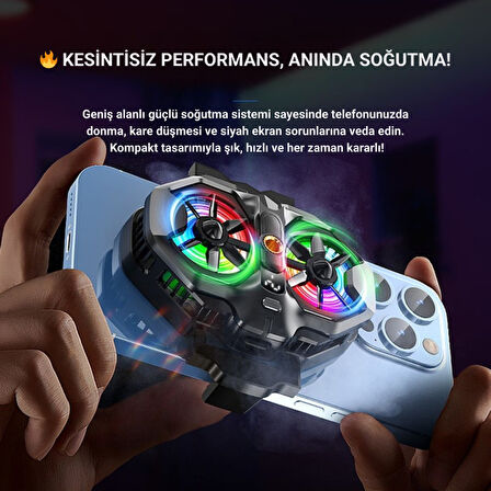 Polham Çift Fanlı 10.000 RPM Soğutucu | RGB LED Işık Efektli | Ultra Sessiz Çalışma | Oyuncular & Yayıncılar İçin