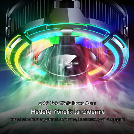 Polham Magsafe ve Klipsli RGB LED Süper Soğutucu | 6000RPM Ultra Hızlı Fan | Dijital Ekranlı Isı Göstergeli