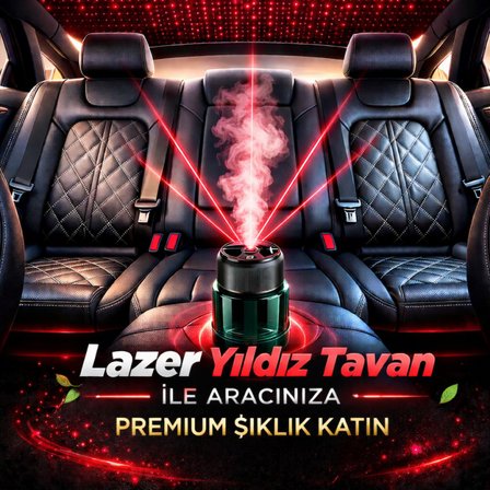 Polham Şarjlı Araç İçi Ortam Koku Difüzörü | Zaman Ayarlı | Sessiz Çalışma | 160ML Kapasiteli | 300mAh Şarjlı