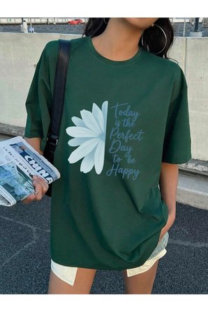 Unisex Today Is The Perfect Baskılı Tasarım Tshirt