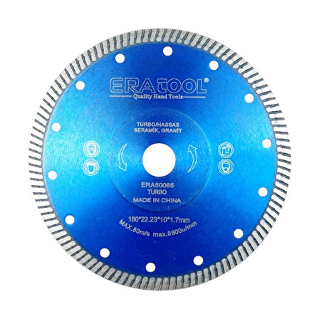 Fixonic Eratool ERA50081 115mm Hassas İnce Turbo Elmas Testere 