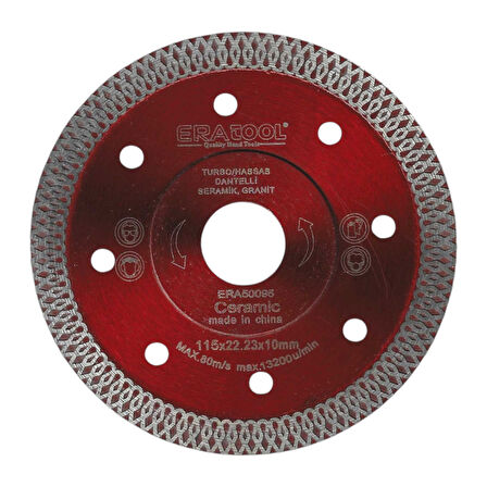 Fixonic Eratool ERA50095 115mm Hassas İnce Dantelli Elmas Testere 