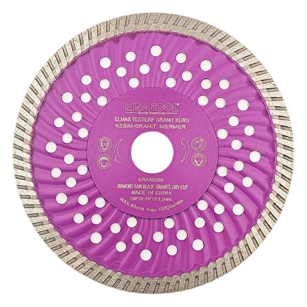 Fixonic Eratool ERA50265 150mm Elmas Testere Kuru Granit Kesim 