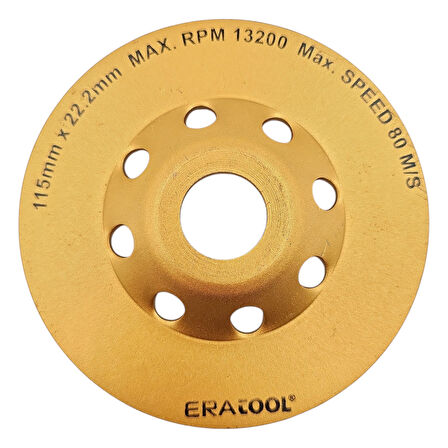 Fixonic Eratool ERA50341 115mm Tek Sıra Elmas Yüzey Temizleme 