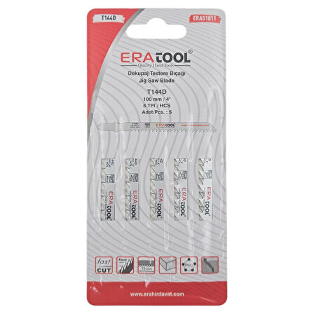 Fixonic Eratool ERA51811 T144D Ahşap Dekupaj Testere Bıçağı (5'li Paket) 