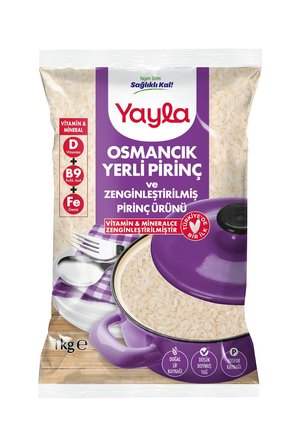 Yayla 1 kg Osmancık Yerli Pirinç - Vitamin & Mineralce Zenginleştirilmiş