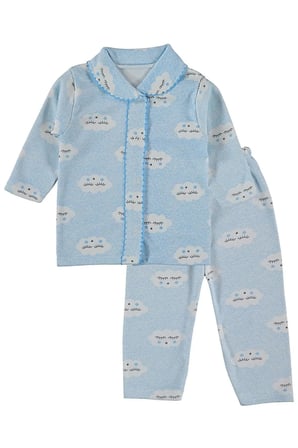Dama Unisex Bebek Mavi Takım