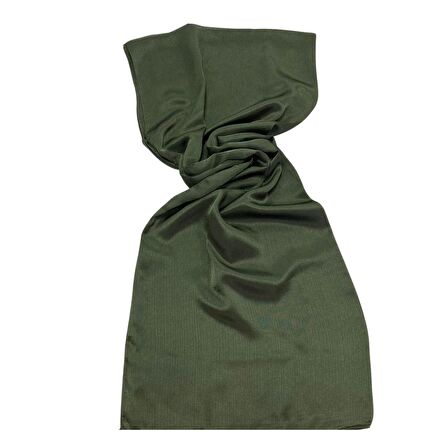 Kroren Jan Jan Haki Düz Renk Şal 7301-46