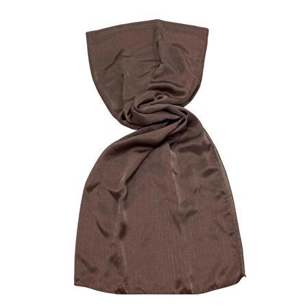 Kroren Jan Jan Çikolata Düz Renk Şal 7301-781