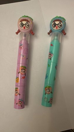 ÇİLEK Başlıklı 3 In 1 Fosforlu Kalem 4 Adet