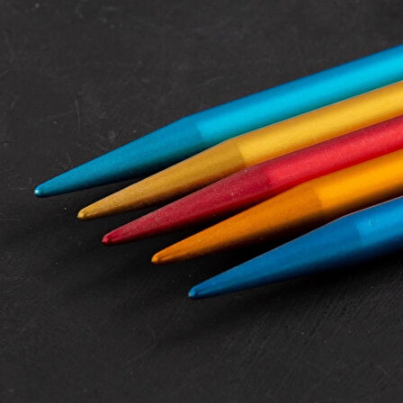 Addi Colibri 5,5mm 23cm Renkli Çorap Şişi - 204-7