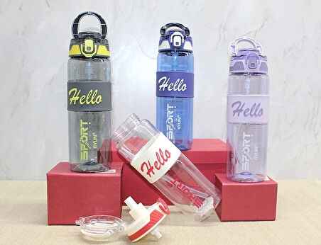 Tutmalı Su Matarası 800 Ml Bpa İçermez Alk2955