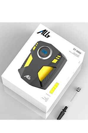 Dijital Basınç Göstergeli Oto Lastik Şişirme Pompası Hava Kompresörü