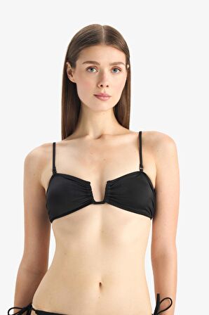 DeFacto 	Regular Fit Bikini Üstü-Fall in Love B7332AX25SMBK81