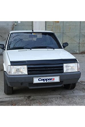 Fiat Doğan-şahin Ön Kaput Koruyucu Rüzgarlığı 4mm Akrilik (ABS) Piano Black 1988-2002