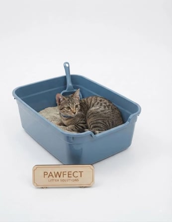 Kolay Girişli ve Ergonomik Açık Kedi Tuvaleti 49x38x18 Cm