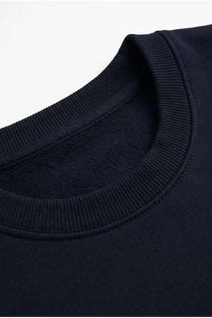 Unisex Yumuşak Dokulu Bloom Baskılı Tasarım Oversize 3 İplik Bisiklet Yaka Sweatshirt