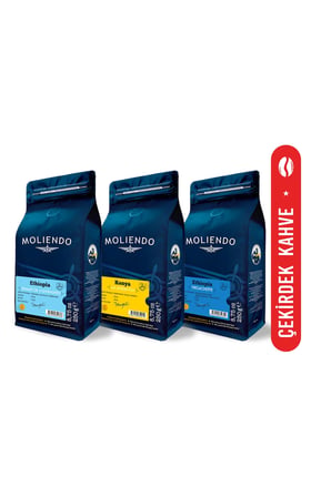 Moliendo Afrika Kahveleri Avantaj Paketi ( Çekirdek Kahve ) 3x250 G.