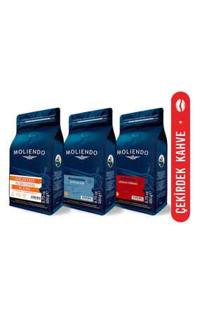 Moliendo Popüler Filtre Kahve Avantaj Paketi ( Çekirdek Kahve ) 3x250 G.