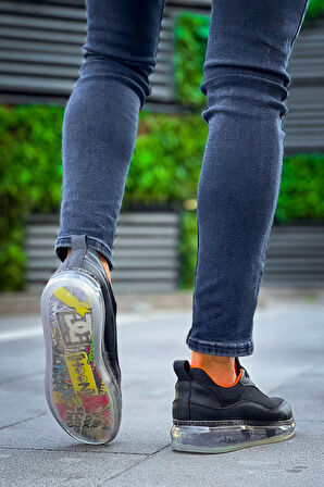 TB181 RRT İpekyol  Erkek Ayakkabı SIYAH - TURUNCU