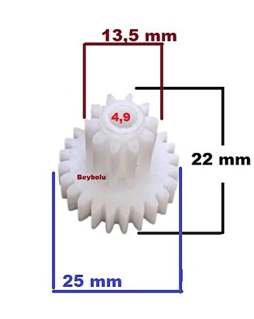 Premier 1015 Çift Dişlisi , Premier Prc1015 Doğrayıcı orta Çift Dişli