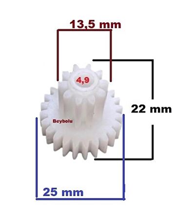 King K718 P Multichop Doğrayıcı Çift Dişlisi