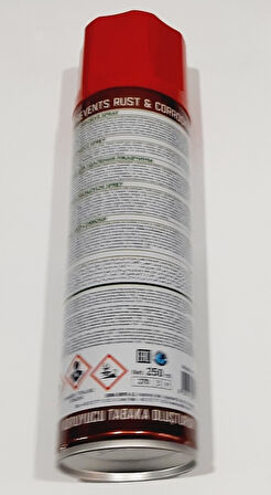 Sprey Yağ , Pas Sökücü Yağlayıcı 250 Ml , Koruyucu Tabaka Oluşturur