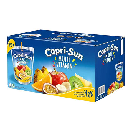 Capri - Sun Multi Vitamin 200 ml x 20 Adet