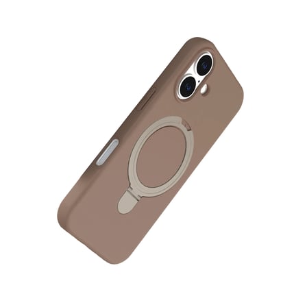 Apple iPhone 17 Regal Magsafe Standlı Kapak - Çöl Titanyum