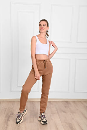 Kadın Üç İplik Jogger Eşofman Altı 6123-23