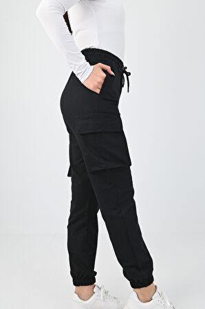 Kadın Kargo Cepli Pantolon 6193-23