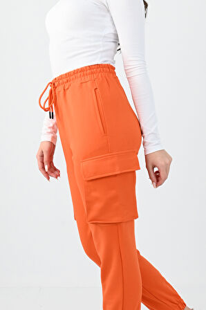 Kadın Kargo Cepli Pantolon 6193-23