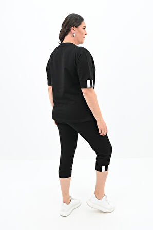 Kadın Büyük Beden Taytlı Takım 3753-23