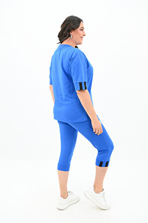 Kadın Büyük Beden Taytlı Takım 3753-23