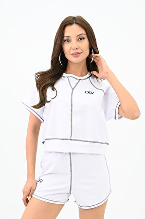 Kadın İkili Şortlu Takım 3718-23