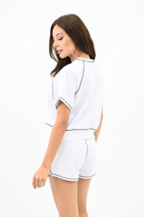 Kadın İkili Şortlu Takım 3718-23
