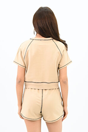 Kadın İkili Şortlu Takım 3718-23