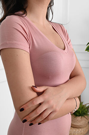 Kadın Yırtmaç Detaylı Elbise 5174-23