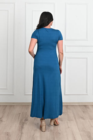 Kadın Yırtmaç Detaylı Elbise 5174-23