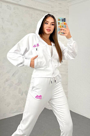 Kadın Barbie Baskılı Eşofman Takımı 3861-24