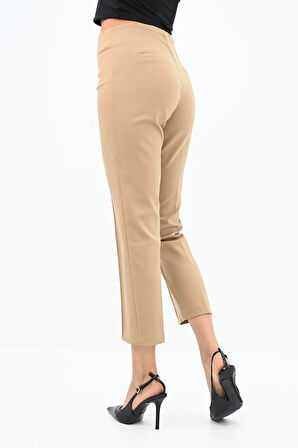 Kadın Yüksek Bel Flatolu Pantolon 6229-24