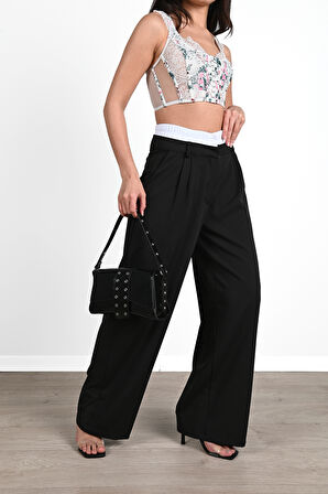 Kadın İspanyol Paça Yüksek Bel Eşofman Altı 6248-24