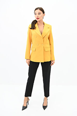 Kadın Astarlı Blazer Ceket 0101-22